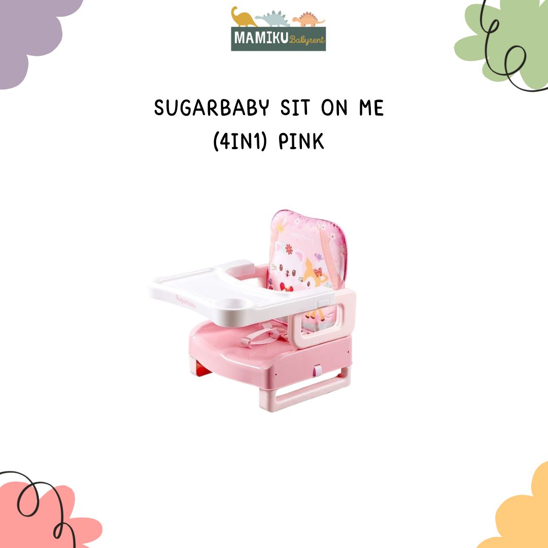 SUGARBABY SIT ON ME 4IN1 PINK CHAIR