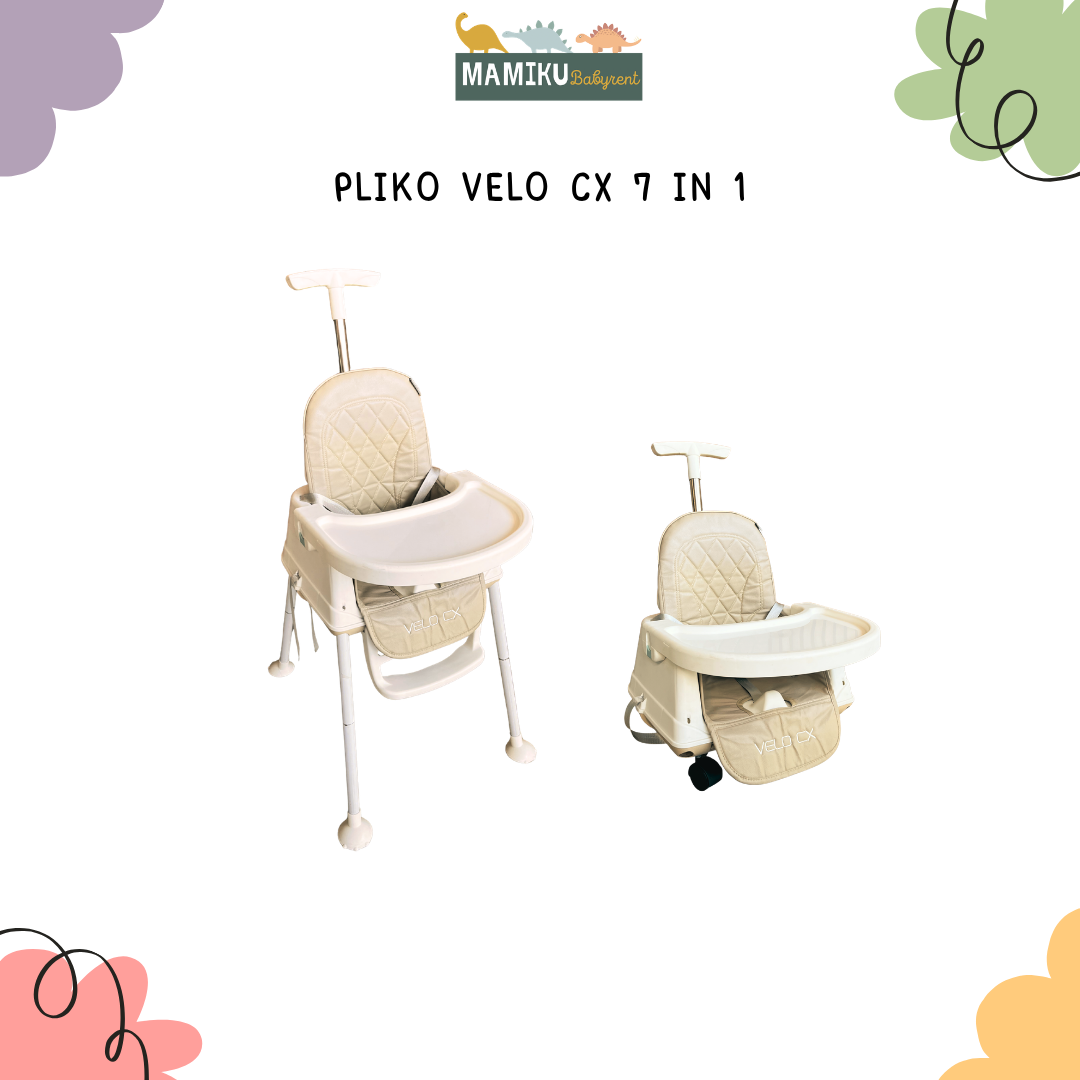 PLIKO VELO CX  7IN1 HIGH CHAIR