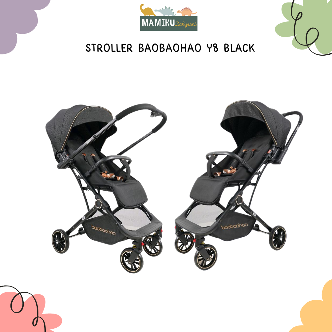 STROLLER BAOBAOHAO Y8 BLACK