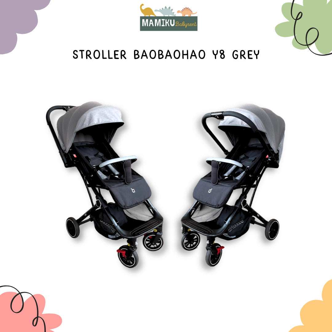 BAOBAOHAO Y8 GREY STROLLER